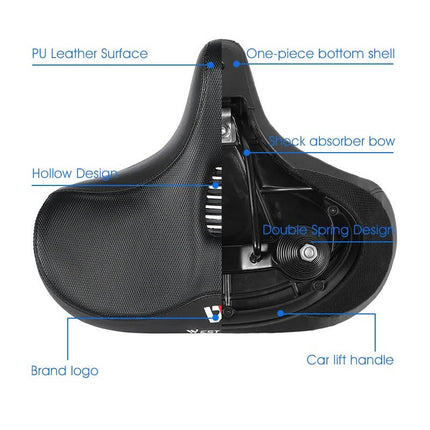 Bicycle Saddle, Ergonomic Pressure Distribution – image 13