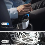 Tuzwa 120W Retractable Car Charger with Fast Charging – Compact Vehicle Phone Charging Adapter with Built-In Cable for Travel