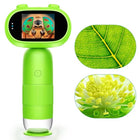Digital Microscope for Kids, Handheld Digital Microscope with 2 Inch Screen, Microscope with Camera and UV Light