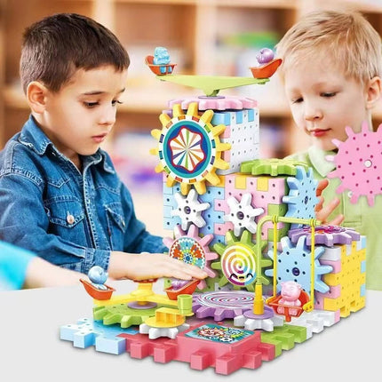 Building Blocks Kit for Kids 263 Pieces, Construction Toys for Boys