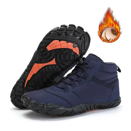 Waterproof Mens Winter Boots with Fleece Lining, Zero Drop Barefoot Boots with Wide Toe Box – image 9