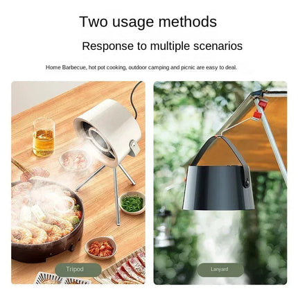 Portable Range Hood, Kitchen Exhaust Fan with 3 Speeds and Washable Filter – image 4