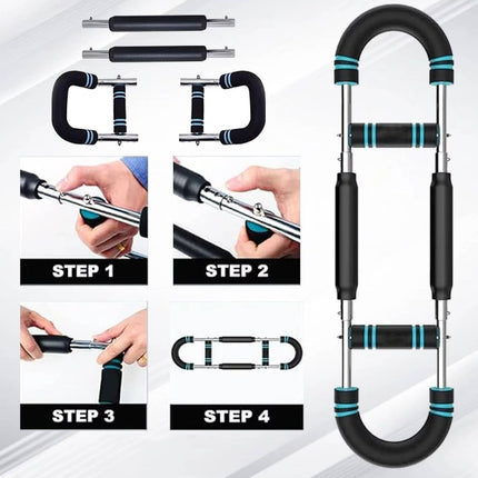 Chest Expander Arm Trainer with 4 Resistance Springs, Foldable Arm Workout Machine – image 6