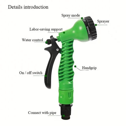 Extendable Water Hose with Spray Nozzle – image 5
