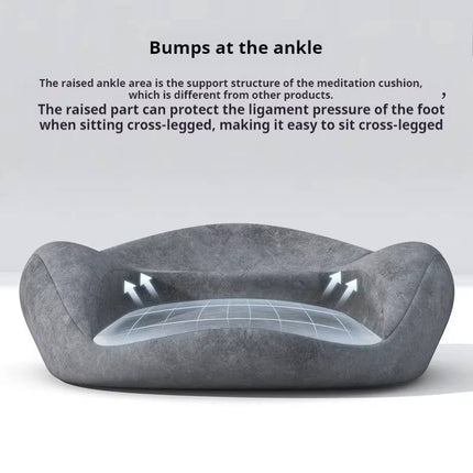 Memory Foam Meditation Cushion, Ergonomic Meditation Pillow for Floor Sitting