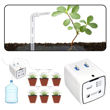 WiFi Smart Automatic Plant Waterer for 20 Pots, App Controlled Drip Irrigation System for Indoor Plants