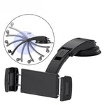 Tuzwa Car Tablet Holder Mount – 360° Rotating Suction Cup Tablet Stand with 140° Adjustable Arm, Stainless Steel Frame & Silicone Protection