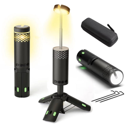 Camping Lights Rechargeable, Camping Lantern Rechargeable Telescopic Magnetic Light, Outdoor Rechargeable Light
