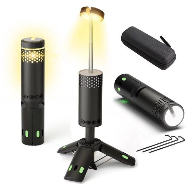 Camping Lights Rechargeable, Camping Lantern Rechargeable Telescopic Magnetic Light, Outdoor Rechargeable Light