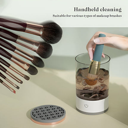 Makeup Brush Cleaner Machine with UV Light, Rechargeable Electric Makeup Brush Cleaner – image 4