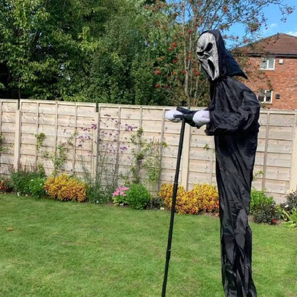 Outdoor Halloween Decorations, Scary Ghost Yard Stake with Pole