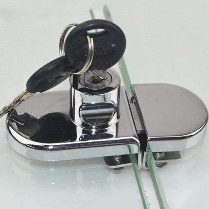 Cabinet Locks with Keys, Single Glass Door Lock for Cabinets