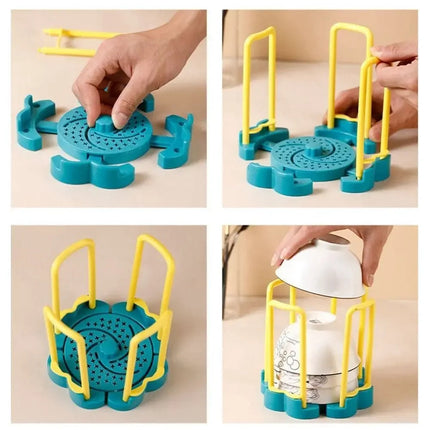 Dish Drying Rack, Expandable Dish Rack for Countertop