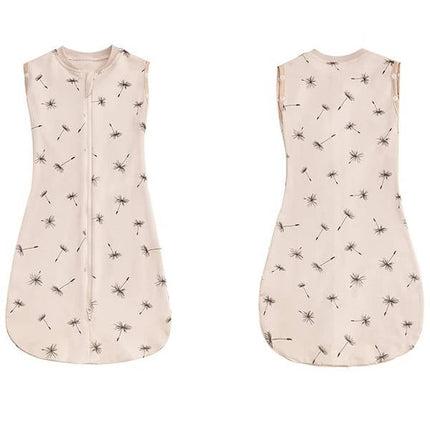 Newborn Swaddle to Sleeveless Baby Sleeping Bag, Flowers print – image 11