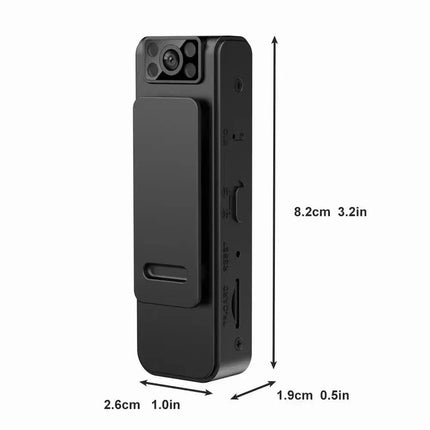 Body Camera with Night Vision, Wearable Camera for Security