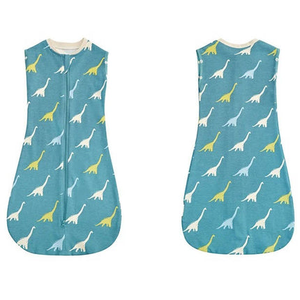 Cotton Transition Swaddle, zipper guard flap detail – image 13