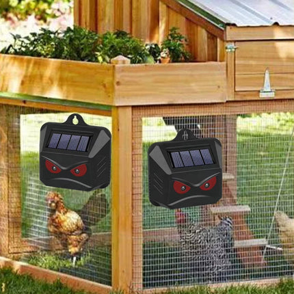 Solar Ultrasonic Animal Repellent 2 Pack, Solar Powered Animal Repeller – image 4