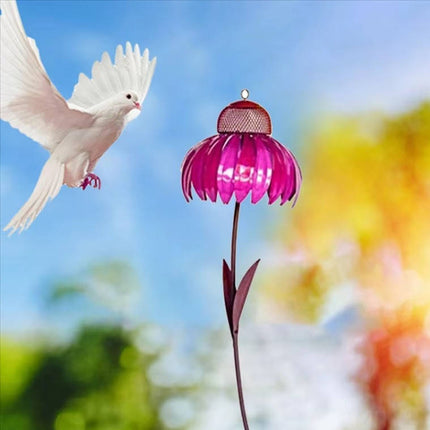 Bird Feeders for Outdoors, Squirrel Proof Bird Feeder with Garden Stake