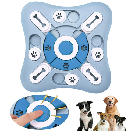 Dog Slow Feeder, Interactive Dog Toy with Sound, Dog Puzzle Toy for Mental Stimulation, Puzzle Feeder for Puppies