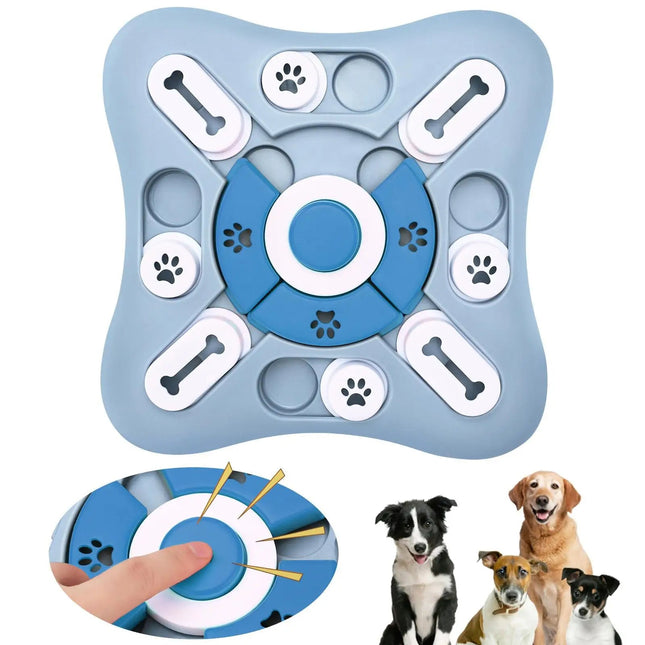 Dog Slow Feeder, Interactive Dog Toy with Sound, Dog Puzzle Toy for Mental Stimulation, Puzzle Feeder for Puppies