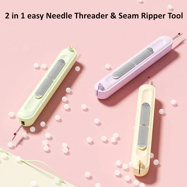 Needle Threader for Hand Sewing, Seam Ripper Tool