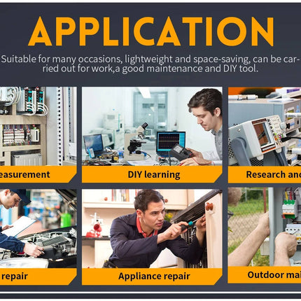 Portable Digital Oscilloscope with Signal Generator, Handheld Oscilloscope with Probe for Electronics Testing – image 11