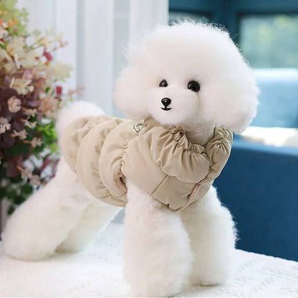 Dog Winter Jacket for Small and Medium Dogs, Windproof Fleece Dog Jackets with D Ring – image 9