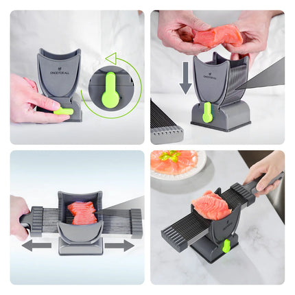 Manual Food and Meat Slicer, Stainless Steel Ham Slicer