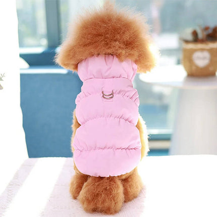 Dog Winter Jacket for Small and Medium Dogs, Windproof Fleece Dog Jackets with D Ring – image 11