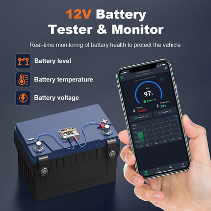 Car Battery Tester with Bluetooth Monitoring – image 4