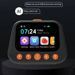 Tuzwa Smart Alarm Clock with AI Voice Assistant – 12 Sleep Sounds, 50 Alarms, Pomodoro Timer, Quiz Mode & Bedtime Audio