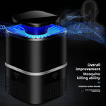 Tuzwa UV Mosquito Trap Lamp – 365nm USB Rechargeable Indoor Mosquito Catcher with 360° LED Attraction, Quiet Fan & Removable Tray