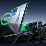Tuzwa Smart Drive Wireless Car Charger Mount – Dual Coil Fast Charging Air Vent Phone Holder