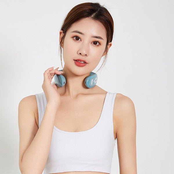 Lymphatic Drainage Massager, EMS Neck Massager with Acupressure Massage
