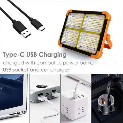 Solar Lantern, Magnetic Work Light with Phone Charging – image 6