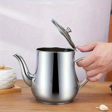 Bacon Grease Container with Strainer, Stainless Steel Grease Container with Double Mesh Strainer – image 4