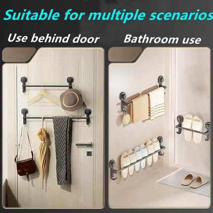 Bathroom Towel Racks, Wall Mounted Towel Rack No Drill – image 4
