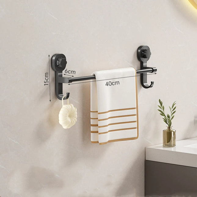 Bathroom Towel Racks, No Drill Wall Mounted Towel Rack
