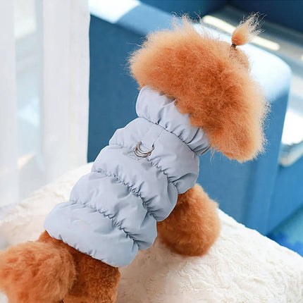 Dog Winter Jacket for Small and Medium Dogs, Windproof Fleece Dog Jackets with D Ring – image 7