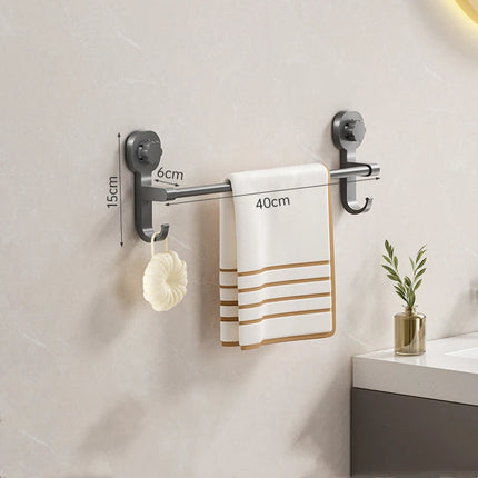 Bathroom Towel Racks, Suction Cup Towel Bars for Shower and Kitchen – image 7