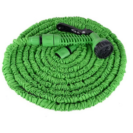 Extendable Water Hose with Spray Nozzle, Lightweight Flexible Hose
