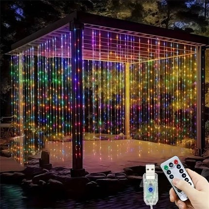 Curtain LED Lights with Remote, Indoor and Outdoor Use – image 4
