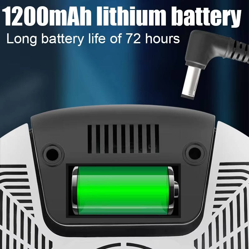 Tuzwa Electric Fly Trap – USB Rechargeable Indoor Fly Catcher with 5 Bait Stations, Rotating Trap & 1200mAh Battery