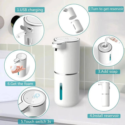 Automatic Soap Dispenser Touchless, Bathroom Soap Dispenser with Infrared Sensor – image 5