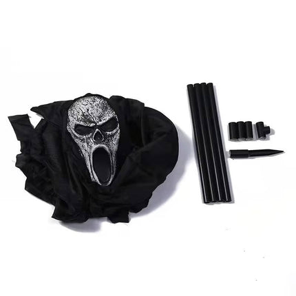 Outdoor Halloween Decorations, Scary Ghost Yard Stake with Pole – image 4