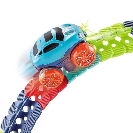 Flexible Race Track with Glow in the Dark LED Lights – image 5