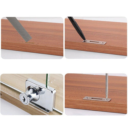 Cabinet Locks with Keys, Childproof Cabinet Lock and Drawer Lock for Furniture – image 5