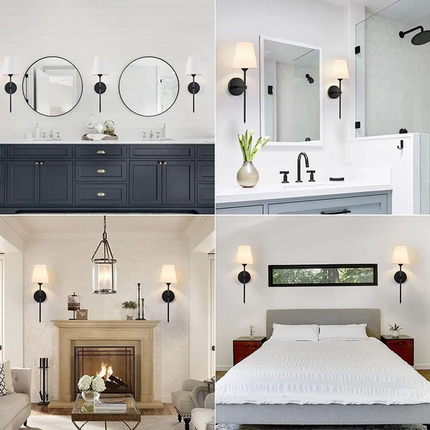 Wall Sconces for Bedroom, Color Changing RGB Wall Sconce with Remote – image 8