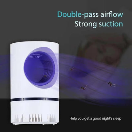 UV Light Insect Trap for Indoor and Outdoor Use, USB Mosquito Killer with Vortex Fan, Quiet Chemical Free Fly Catcher for Bedroom and Patio