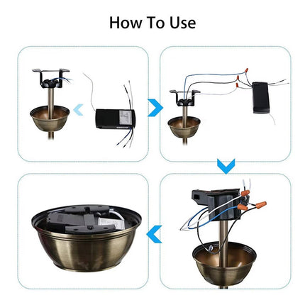Ceiling Fan Light Remote Control, Universal Ceiling Fan Remote Control Kit – image 4